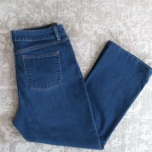 L.L. Bean Classic Fit Jeans 14 Petite Blue